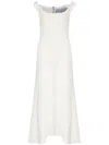 Gloria Coelho Corselet Regata Maxi Dress In White