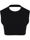 Gloria Coelho Cropped Top In Black
