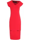 Gloria Coelho Cut-out Midi Dress In Red