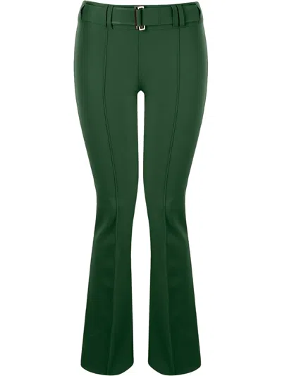 Gloria Coelho Flared Trousers In Green