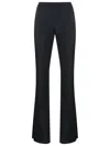 Gloria Coelho High-waisted Straight-leg Trousers In Black
