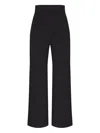 Gloria Coelho High-waisted Trousers In Black