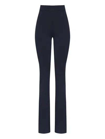Gloria Coelho High-waisted Trousers In Blue