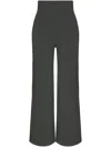 Gloria Coelho High-waisted Trousers In Grey