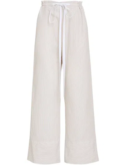 Gloria Coelho Isabella Fiorentino Trousers In Neutrals