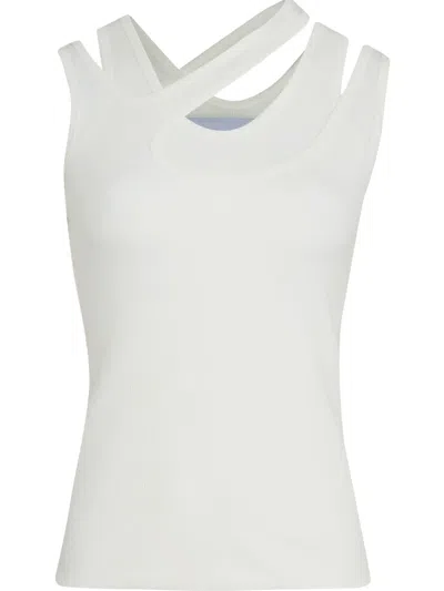 Gloria Coelho Layered Tank Top In White