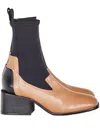 Gloria Coelho Leather Boot In Brown