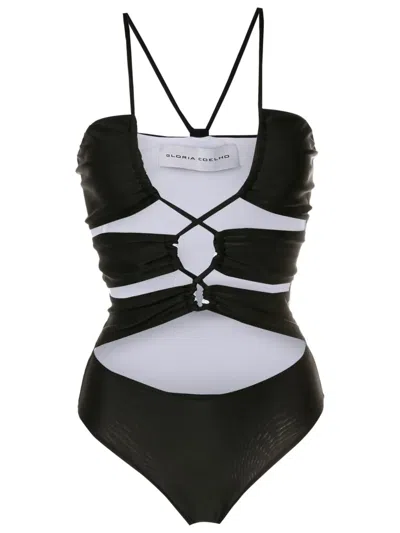 Gloria Coelho Maillot Cut-out One-piece In Black