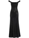 Gloria Coelho Mesh Maxi Dress In Black