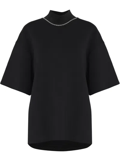 Gloria Coelho Oversized T-shirt In Black