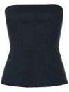 Gloria Coelho Panelled Zip-up Top In Blue