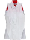 Gloria Coelho Regata Slim Shirt In White