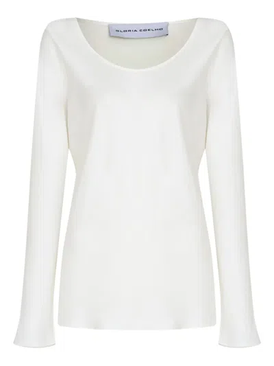 Gloria Coelho Scoop-neck Top In White