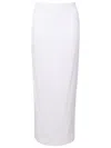 Gloria Coelho Sequin-embellished Midi Skirt In White