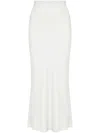 Gloria Coelho Straight Maxi Skirt In White