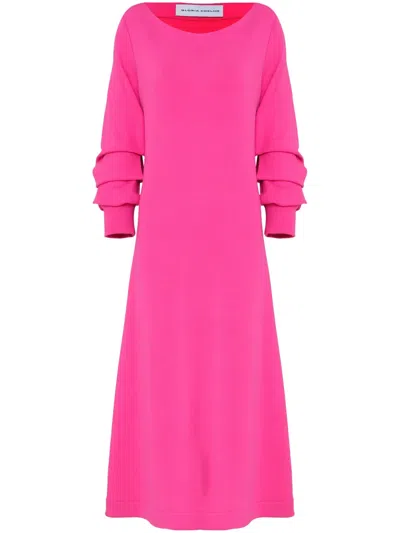Gloria Coelho Stretch Dress In Pink
