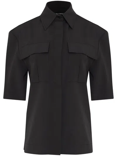 Gloria Coelho Stretch Shirt In Black