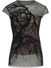 Gloria Coelho Tree-detailed T-shirt In Black