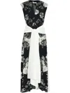 Gloria Coelho V-neck Dress