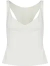 Gloria Coelho V-neck Top In White