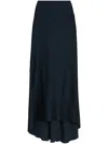 Gloria Coelho Viés Maxi Skirt In Blue