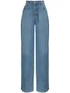 Gloria Coelho Wide-leg Jeans In Blau
