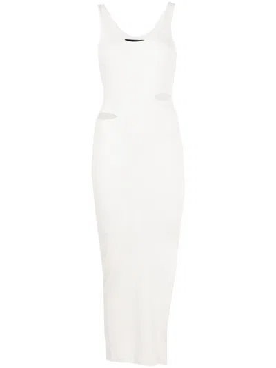 Gloria Coelho X Isabella Fiorentino Cut-out Maxi Dress In White