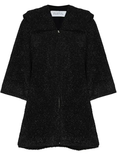 Gloria Coelho Zip-up Hooded Jacket In Black