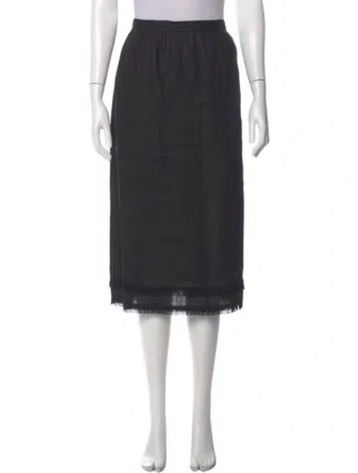 Pre-owned Gloria Sachs Skirt In Gray