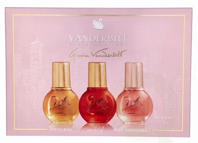 Gloria Vanderbilt 3 * 1 oz Eau De Toilette Spray Set For Women: Original + Vanderbilt In Red + Miss