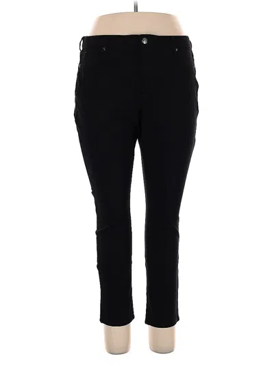 Pre-owned Gloria Vanderbilt Active Pants In Black