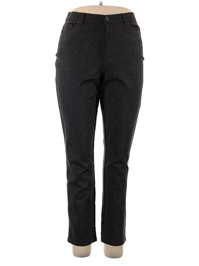 Pre-owned Gloria Vanderbilt Active Pants In Black