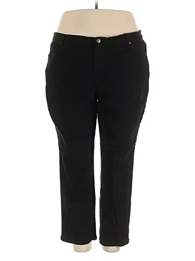 Pre-owned Gloria Vanderbilt Active Pants In Black