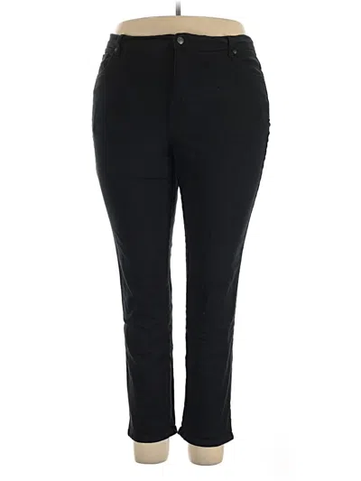 Pre-owned Gloria Vanderbilt Active Pants In Black