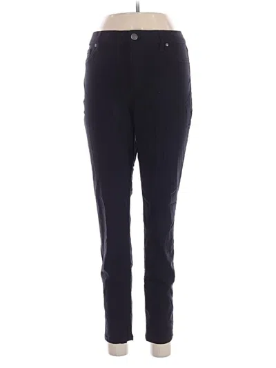 Pre-owned Gloria Vanderbilt Active Pants In Black