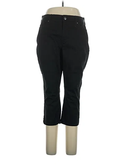 Pre-owned Gloria Vanderbilt Active Pants In Black