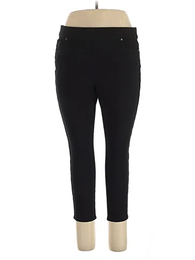 Pre-owned Gloria Vanderbilt Active Pants In Black