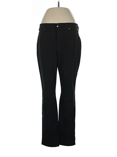 Pre-owned Gloria Vanderbilt Active Pants In Black