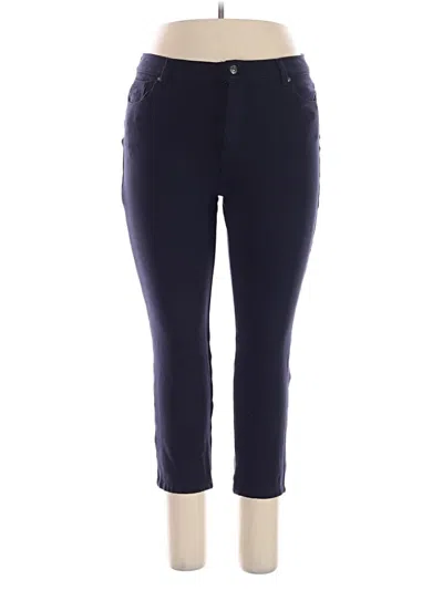 Pre-owned Gloria Vanderbilt Active Pants In Blue
