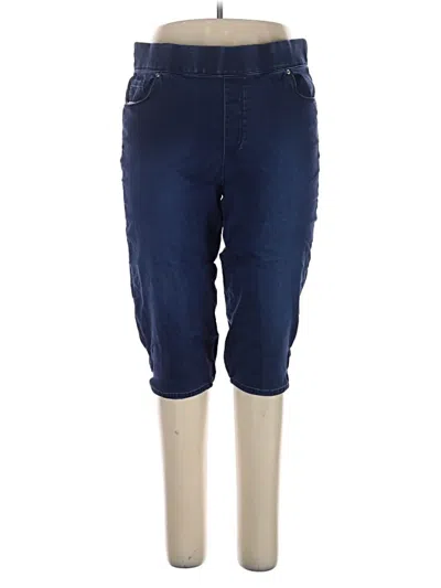 Pre-owned Gloria Vanderbilt Active Pants In Blue