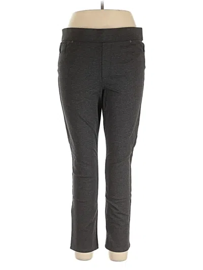 Pre-owned Gloria Vanderbilt Active Pants In Gray