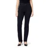 Gloria Vanderbilt Women's Amanda Classic Straight Jeans, In Regular, Short & Long In Black