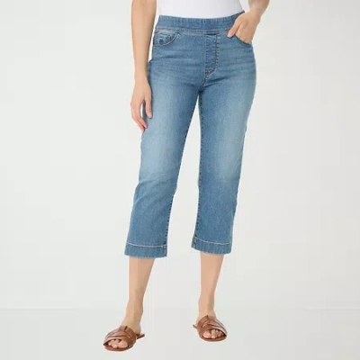 Gloria Vanderbilt Amanda Womens Capri Jean In Blue