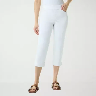 Gloria Vanderbilt Amanda Womens Capri Jean In White