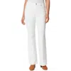 Gloria Vanderbilt Womens Denim High-waist Bootcut Jeans In White