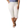Gloria Vanderbilt Amanda Womens High Rise Straight Leg Capri Jeans