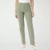 Gloria Vanderbilt Amanda Womens High Rise Stretch Fabric Slim Fit Tapered Leg Jean In Green