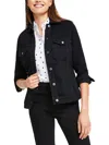 Gloria Vanderbilt Amanda Womens Lightweight Stretch Denim Jacket In Multi