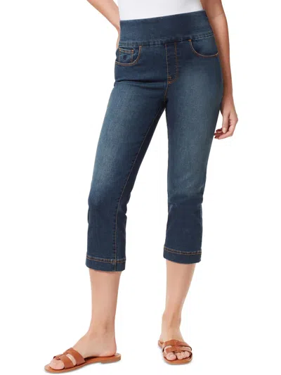 Gloria Vanderbilt Amanda Womens Mid-rise Denim Capri Jeans In Blue