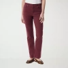 Gloria Vanderbilt Amanda Womens Mid Rise Straight Leg Regular Fit Jean In Red